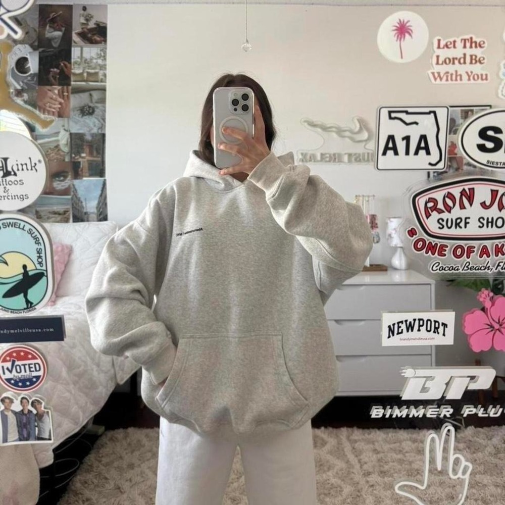 grey Abercrombie & Fitch "nyc" sweatshirt hoodie